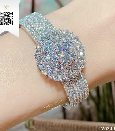 Vòng Tay Kim Cương V52411 Kim Cương Giá Tốt