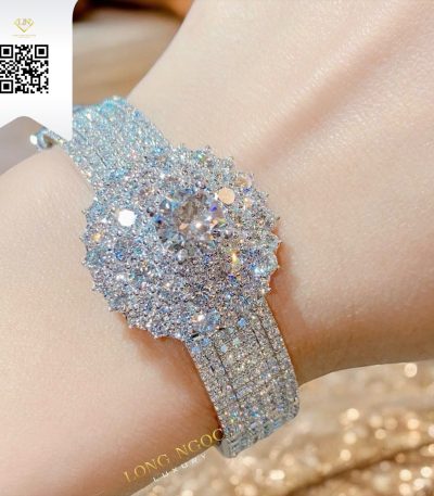 Vòng Tay Kim Cương V5247 Kim Cương Giá Tốt