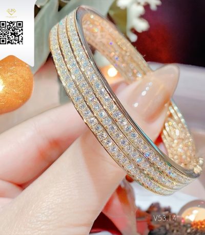Vòng Tay Kim Cương V5314 Kim Cương Giá Tốt
