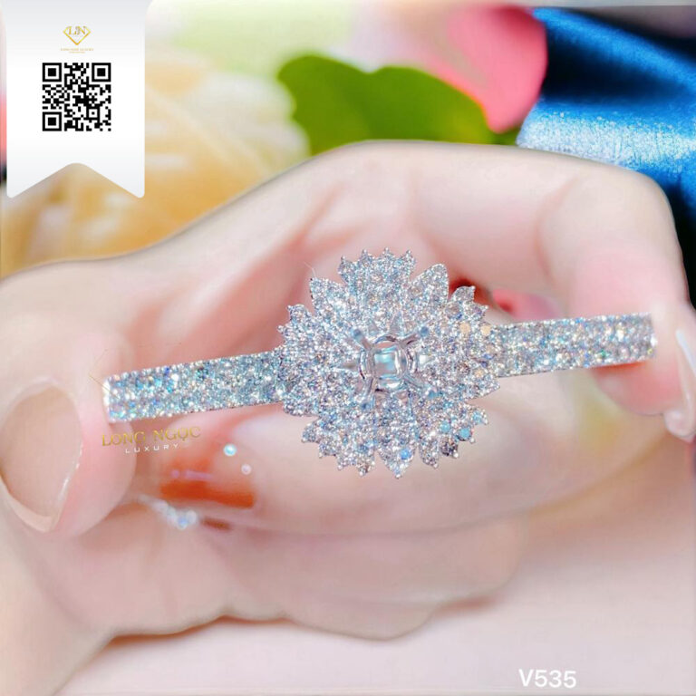 Vòng Tay Kim Cương V535 Kim Cương Giá Tốt