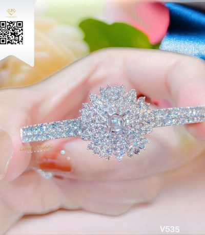 Vòng Tay Kim Cương V535 Kim Cương Giá Tốt
