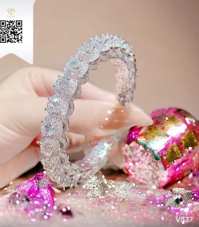 Vòng Tay Kim Cương V537 Kim Cương Giá Tốt