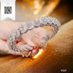 Vòng Tay Kim Cương V537 Trần Dương Daimond Long Ngọc Luxury
