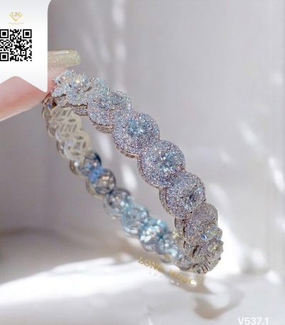 Vòng Tay Kim Cương V5371 Kim Cương Giá Tốt