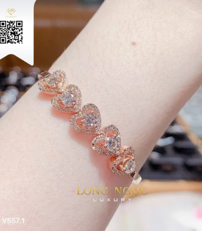Vòng Tay Kim Cương V5571 Kim Cương Giá Tốt