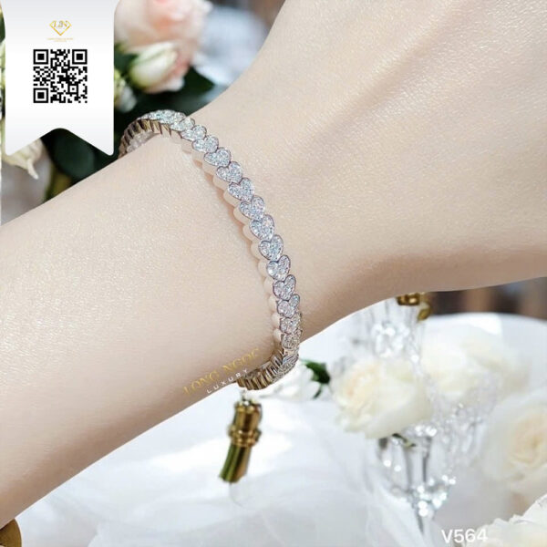 Vòng Tay Kim Cương V564 Dương Trần Daimond