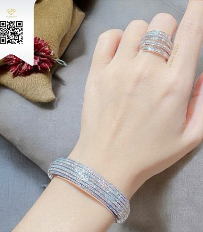 Vòng Tay Kim Cương V606 Kim Cương Giá Tốt