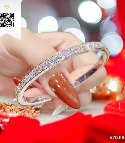 Vòng Tay Kim Cương V7069 Kim Cương Giá Tốt