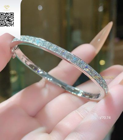 Vòng Tay Kim Cương V7074 Kim Cương Giá Tốt