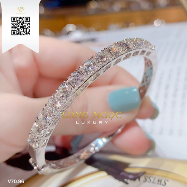 Vòng Tay Kim Cương V7096 Dương Trần Daimond