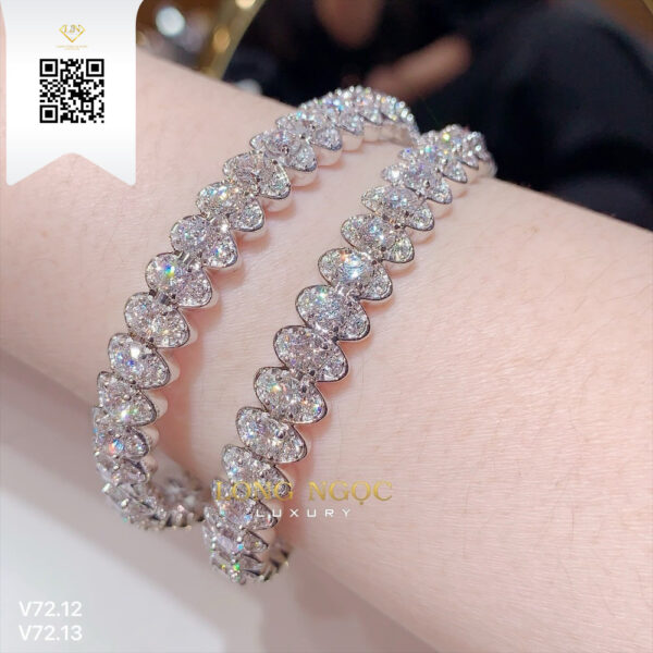 Vòng Tay Kim Cương V7212 Dương Trần Daimond