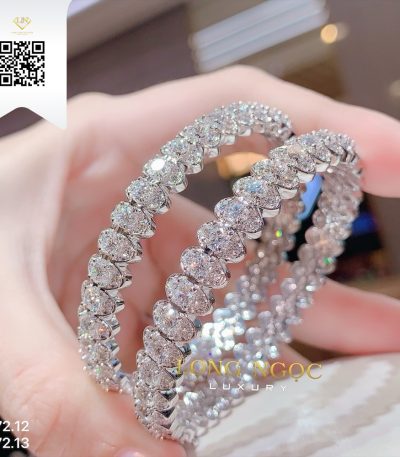 Vòng Tay Kim Cương V7212 Kim Cương Giá Tốt