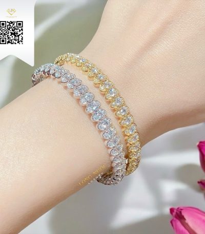 Vòng Tay Kim Cương V728 Kim Cương Giá Tốt