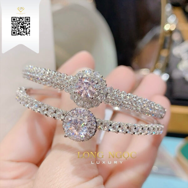 Vòng Tay Kim Cương V7610 Dương Trần Daimond