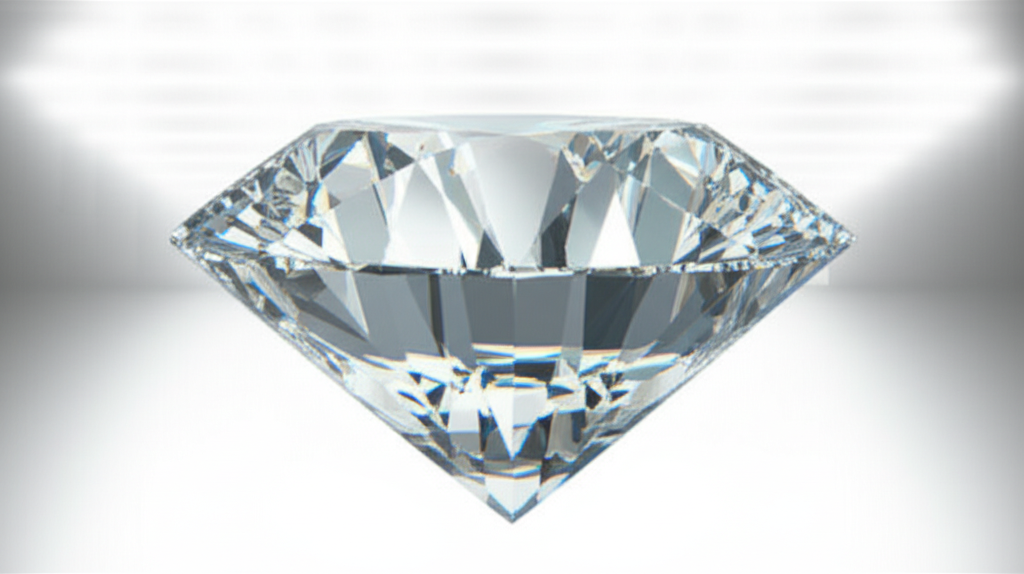 Phân biệt kim cương thiên nhiên và nhân tạo nam giới với kim cương thật giả nam 6 Ảnh viên kim cương được nuôi cấy trong môi trường phòng thí nghiệm hiện đại, ánh sáng trắng tinh khiết.